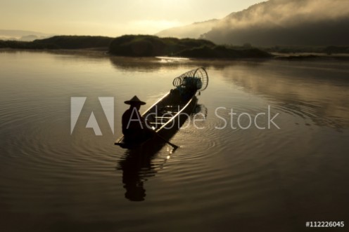 Picture of Morning of fishermen in the Mekong River